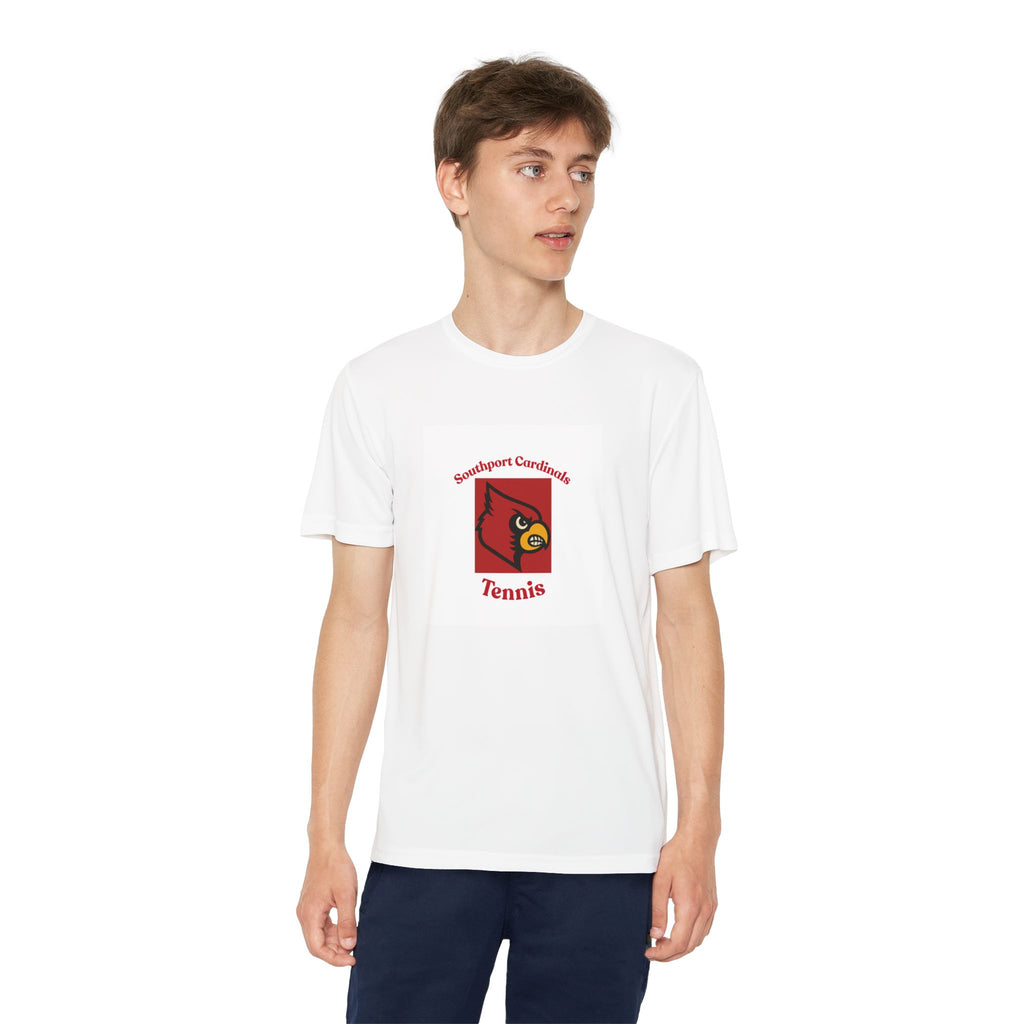 Youth Cardinal Tennis Tee — Southport Cardinals Team Shirt