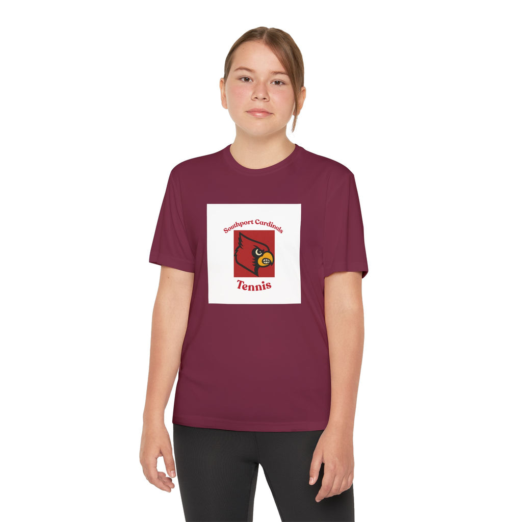Youth Cardinal Tennis Tee — Southport Cardinals Team Shirt